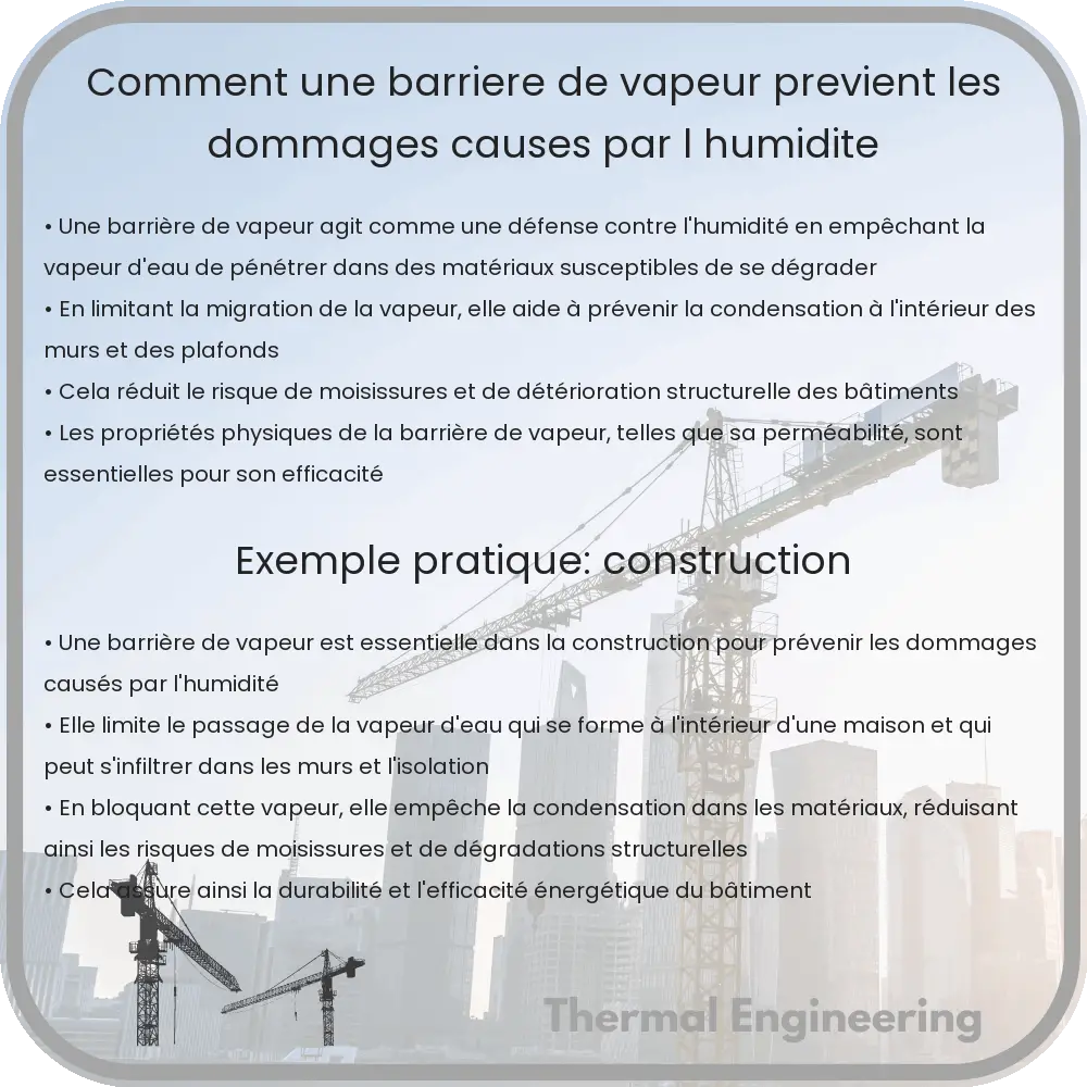 Comment une barrière de vapeur prévient les dommages causés par l'humidité