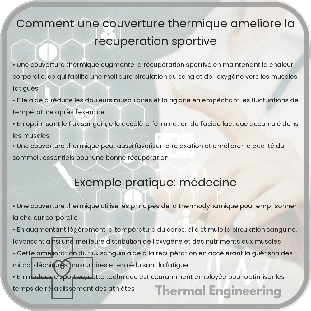 Comment une couverture thermique améliore la récupération sportive