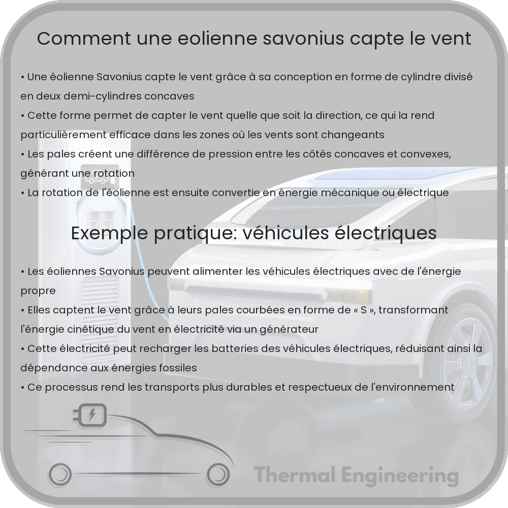 Comment une éolienne Savonius capte le vent