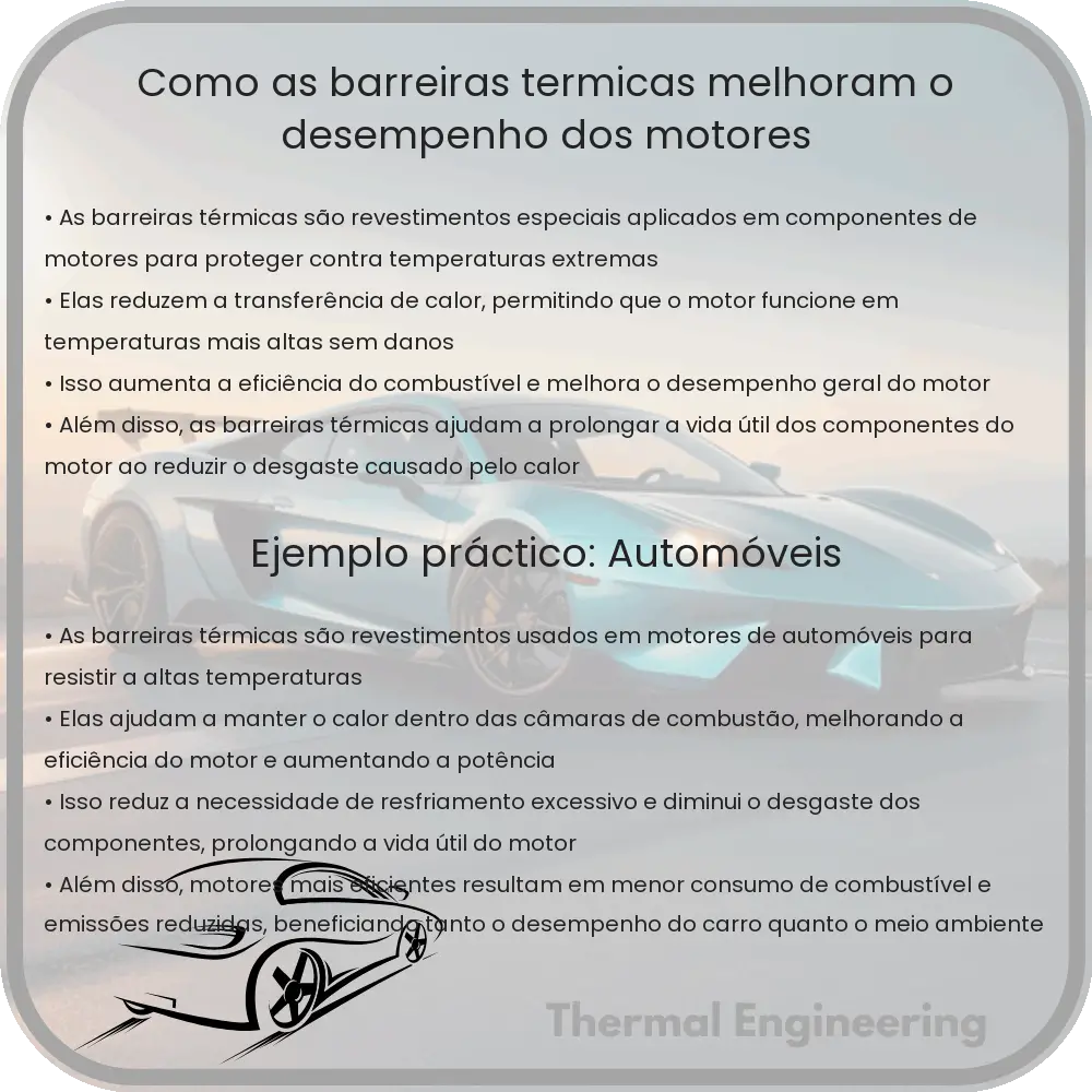 Como as Barreiras Térmicas Melhoram o Desempenho dos Motores