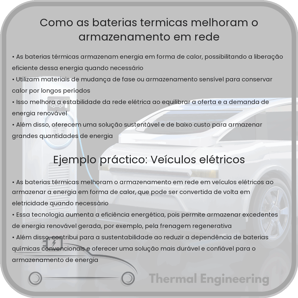 Como as baterias térmicas melhoram o armazenamento em rede