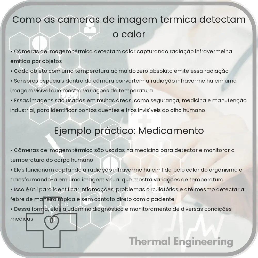 Como as câmeras de imagem térmica detectam o calor