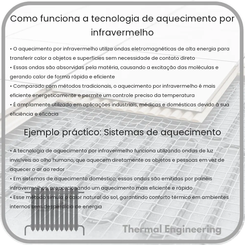 Como funciona a tecnologia de aquecimento por infravermelho