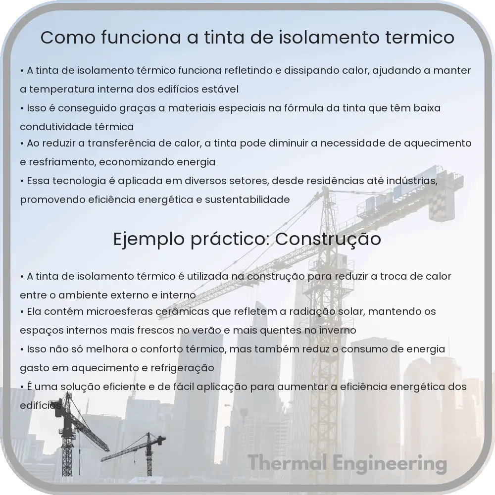 Como funciona a tinta de isolamento térmico