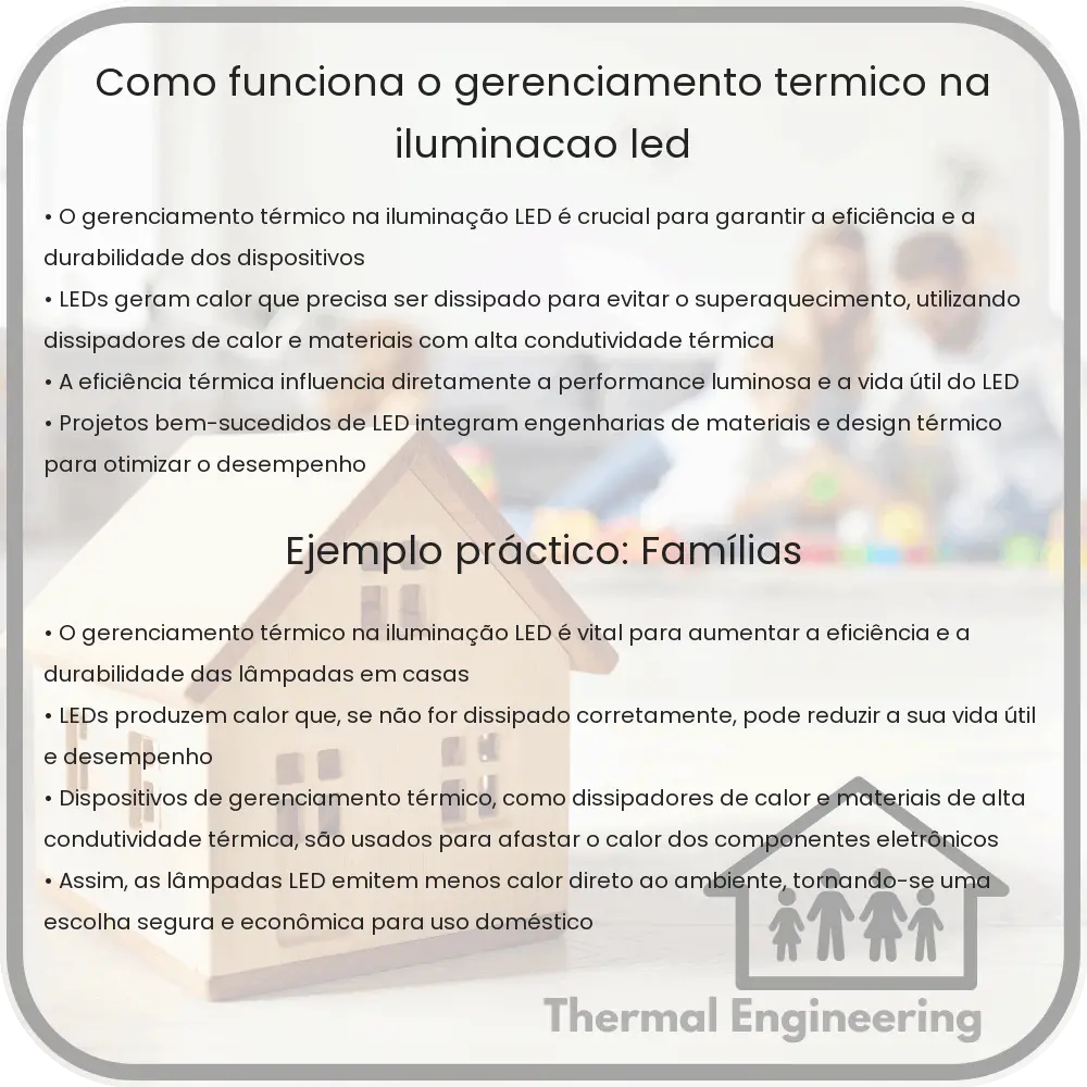 Como funciona o gerenciamento térmico na iluminação LED