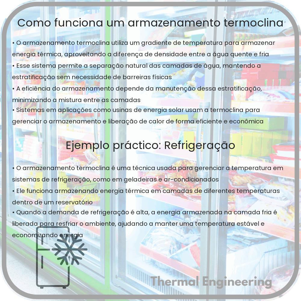 Como Funciona um Armazenamento Termoclina