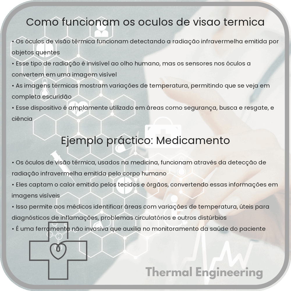 Como funcionam os óculos de visão térmica