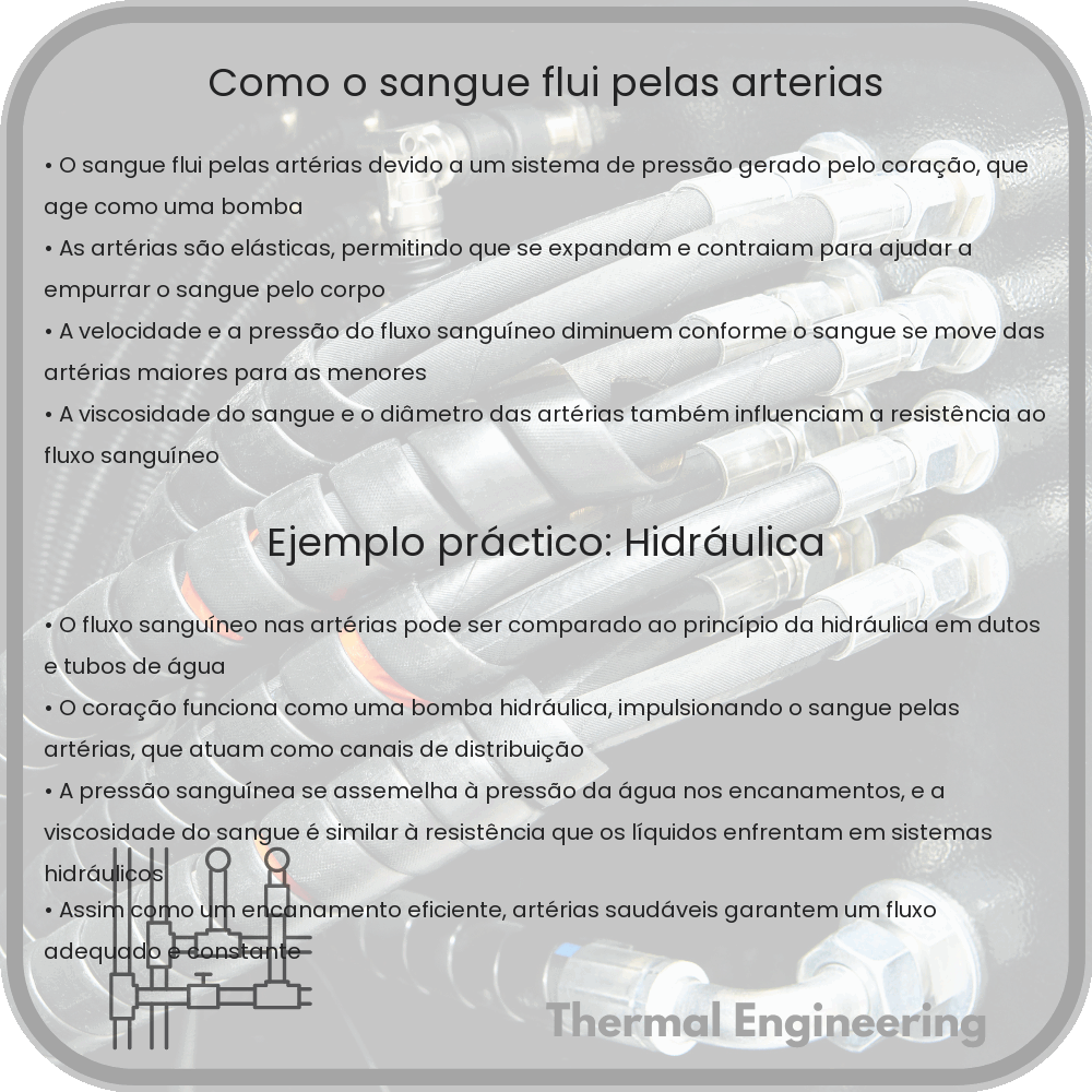 Como o Sangue Flui pelas Artérias?