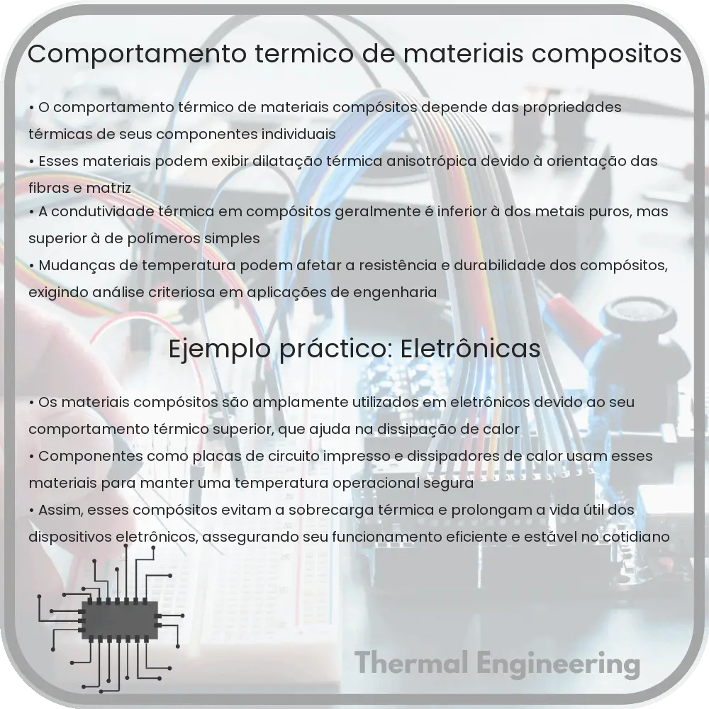 Comportamento Térmico de Materiais Compósitos