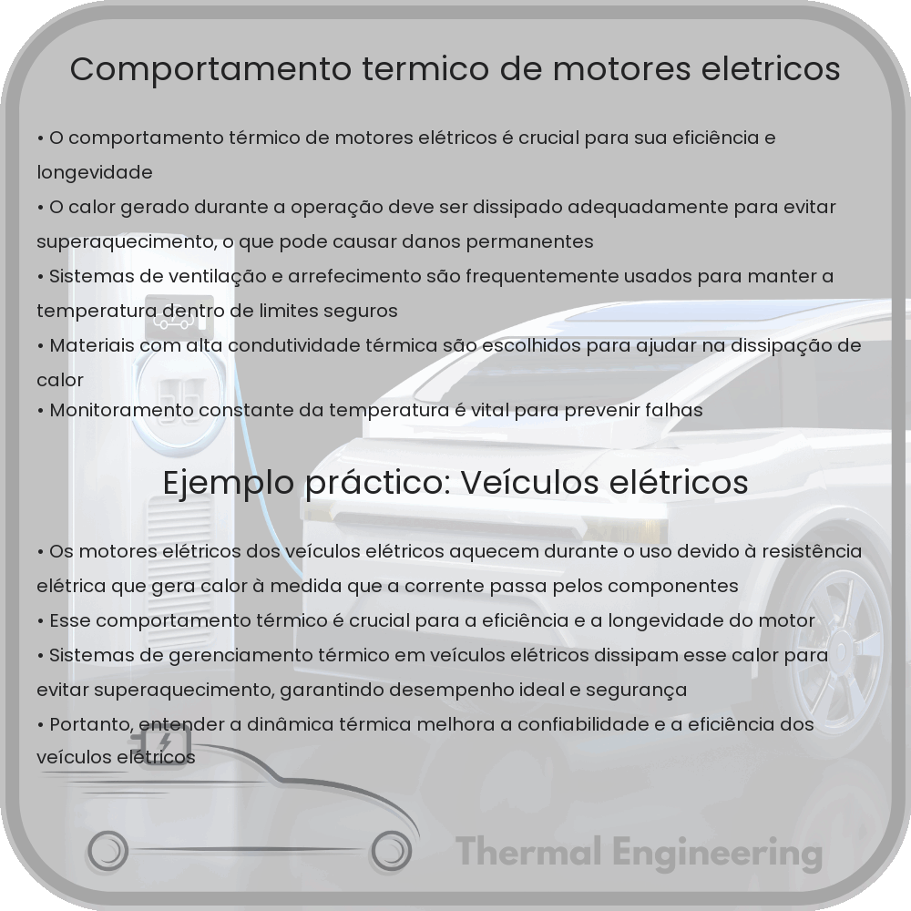 Comportamento Térmico de Motores Elétricos