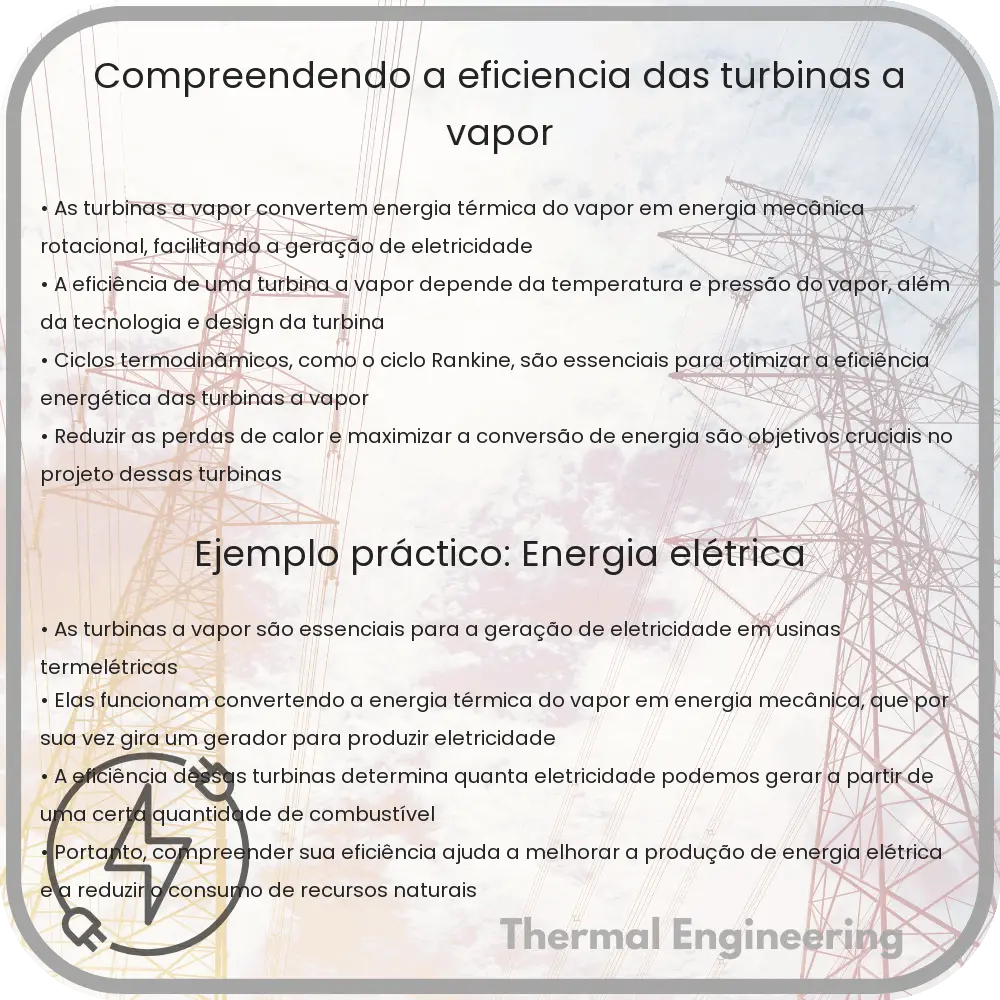 Compreendendo a Eficiência das Turbinas a Vapor