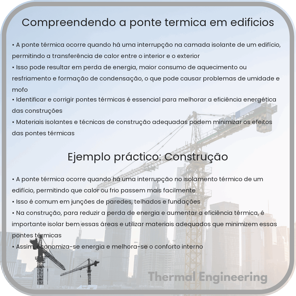 Compreendendo a Ponte Térmica em Edifícios