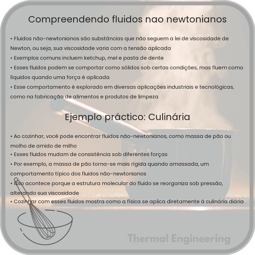Compreendendo Fluidos Não-Newtonianos