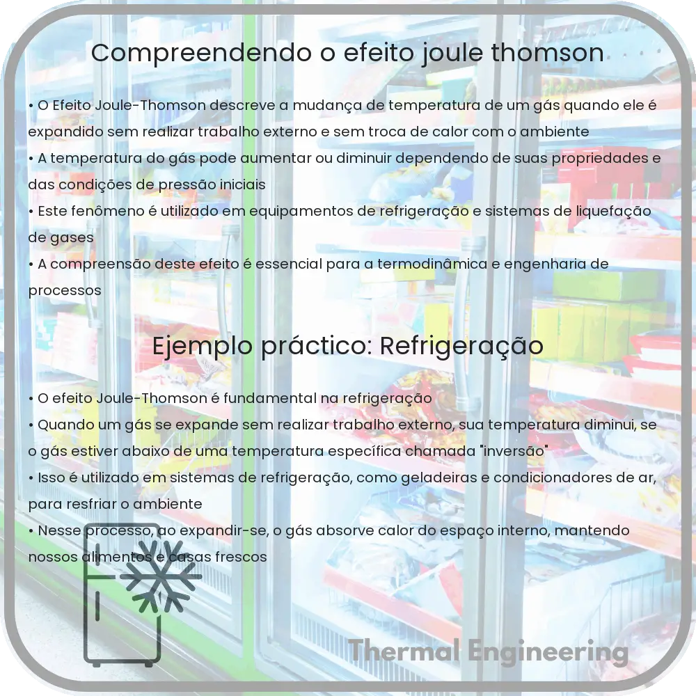 Compreendendo o Efeito Joule-Thomson