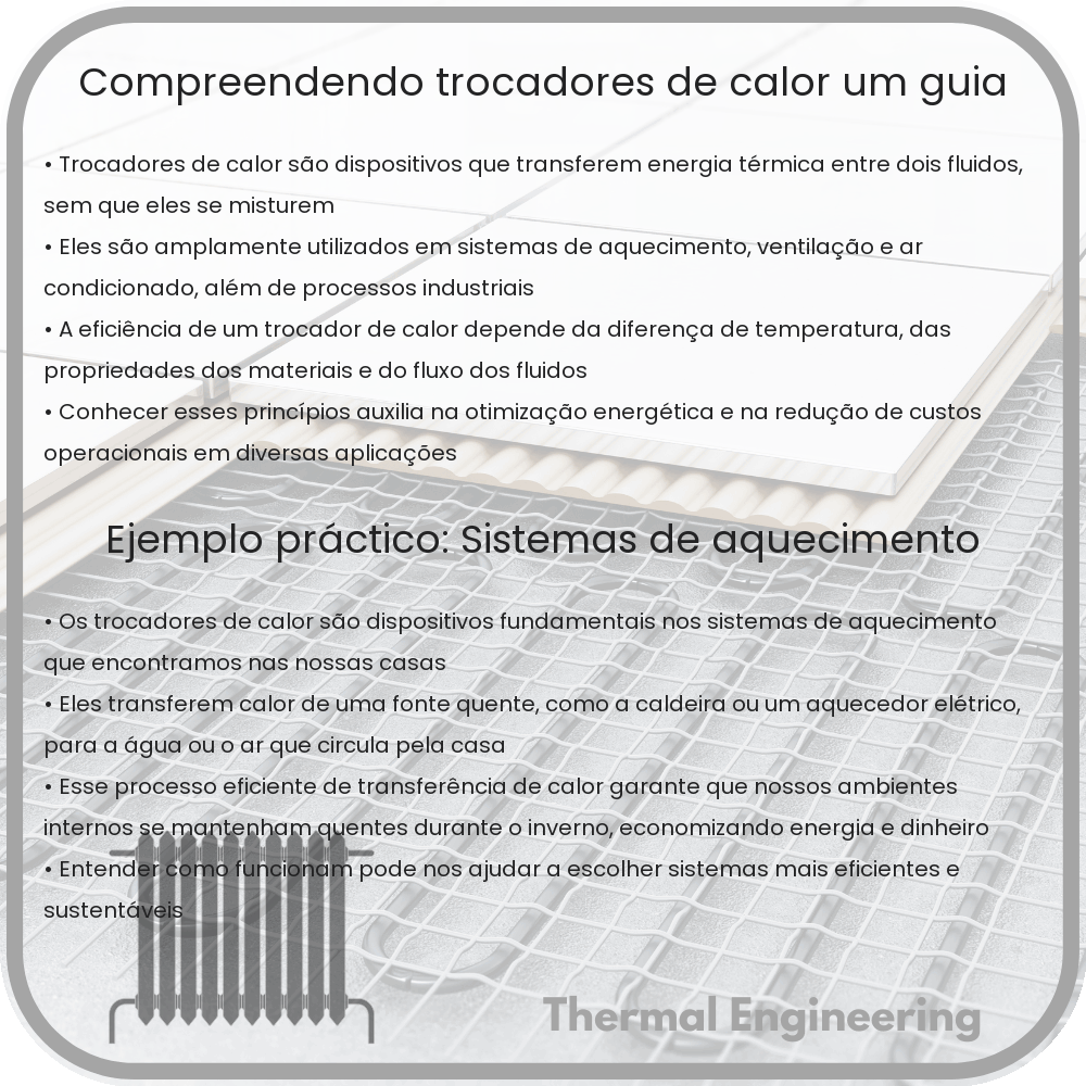 Compreendendo Trocadores de Calor: Um Guia