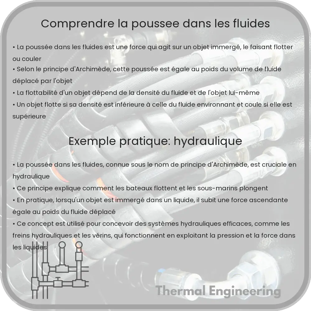 Comprendre la Poussée dans les Fluides