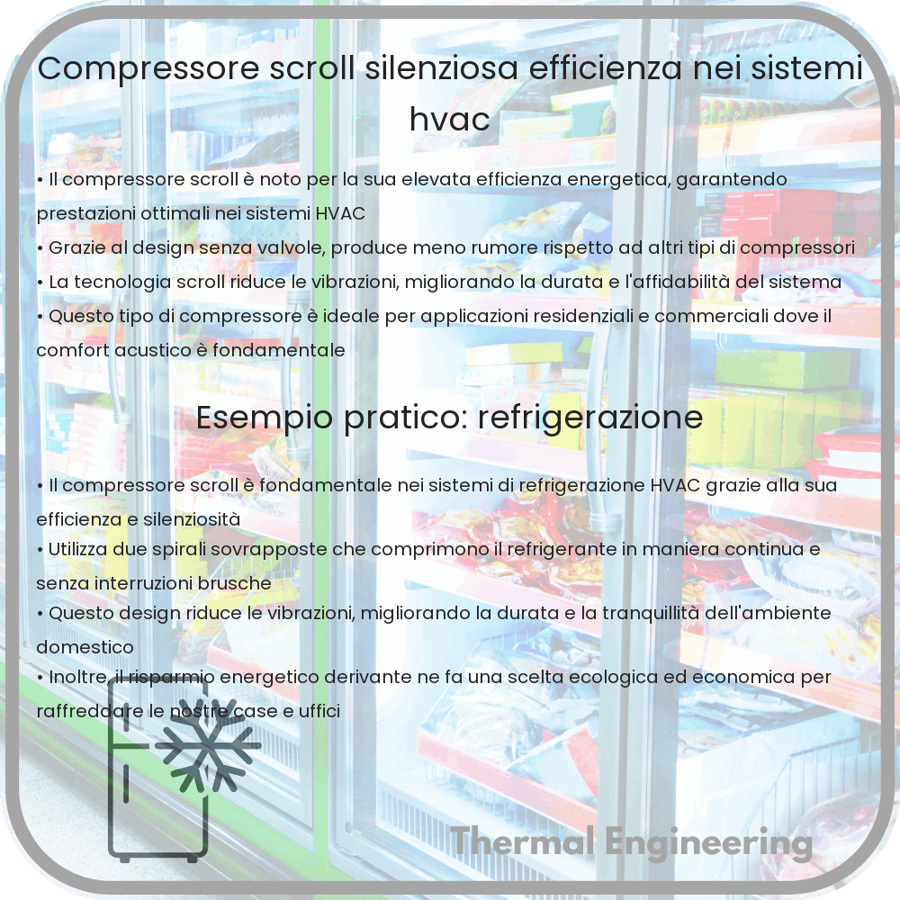 Compressore Scroll: Silenziosa Efficienza nei Sistemi HVAC