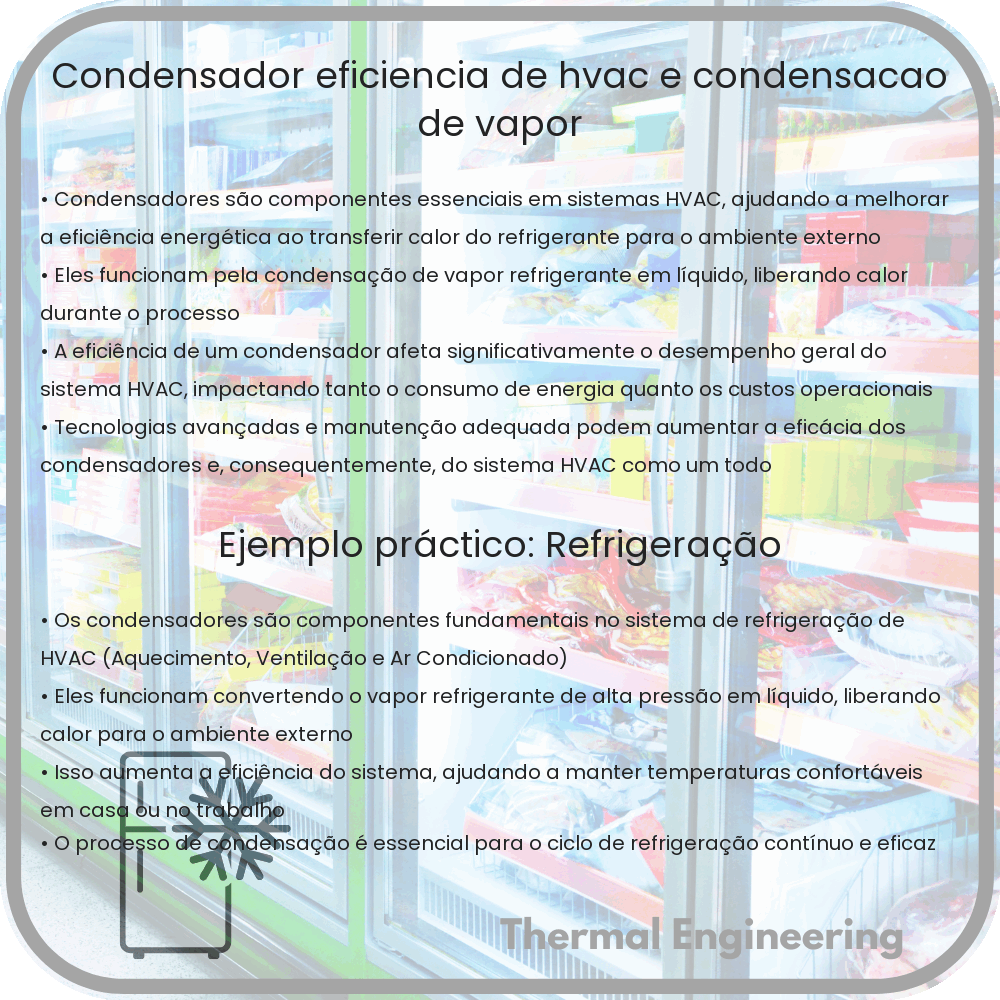 Condensador | Eficiência de HVAC e Condensação de Vapor