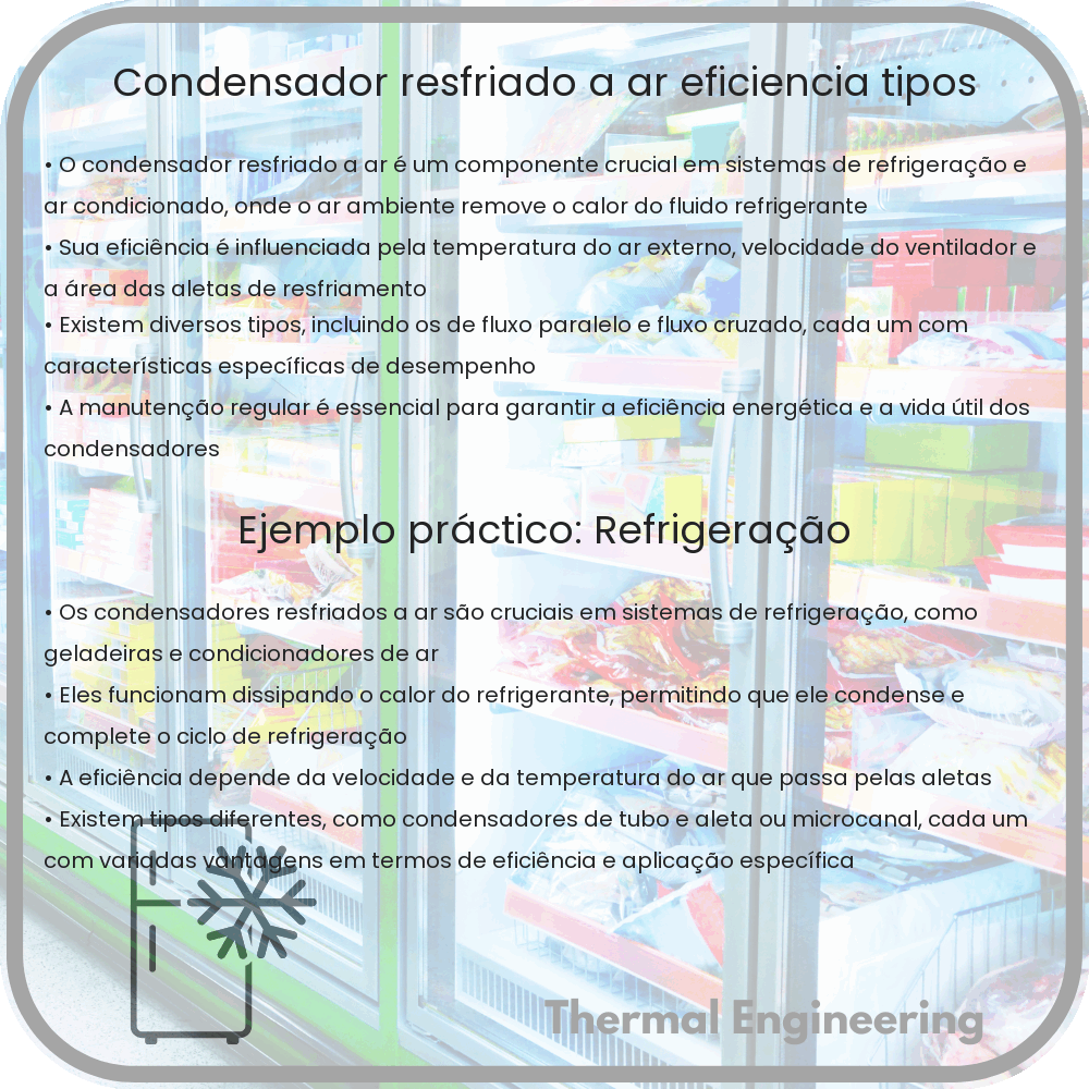 Condensador Resfriado a Ar | Eficiência, Tipos