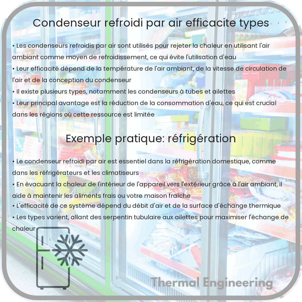 Condenseur Refroidi par Air | Efficacité, Types