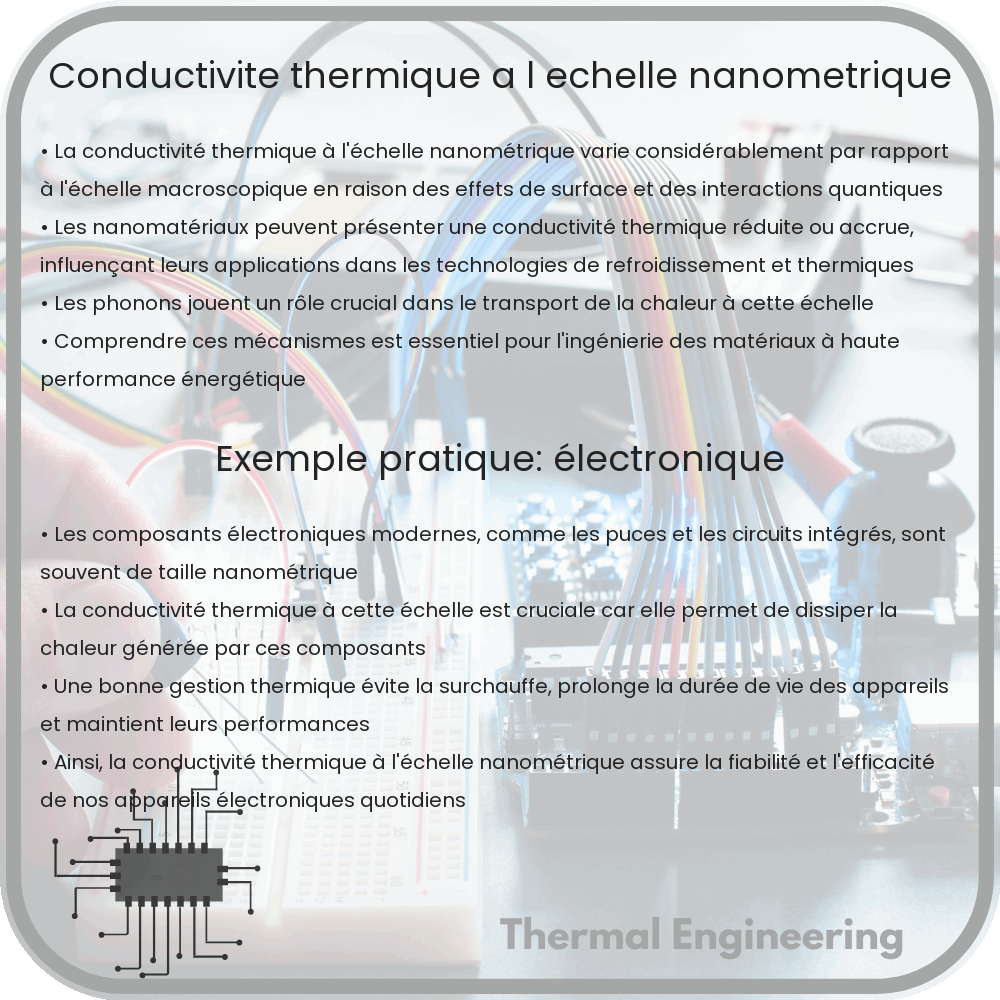 Conductivité thermique à l'échelle nanométrique