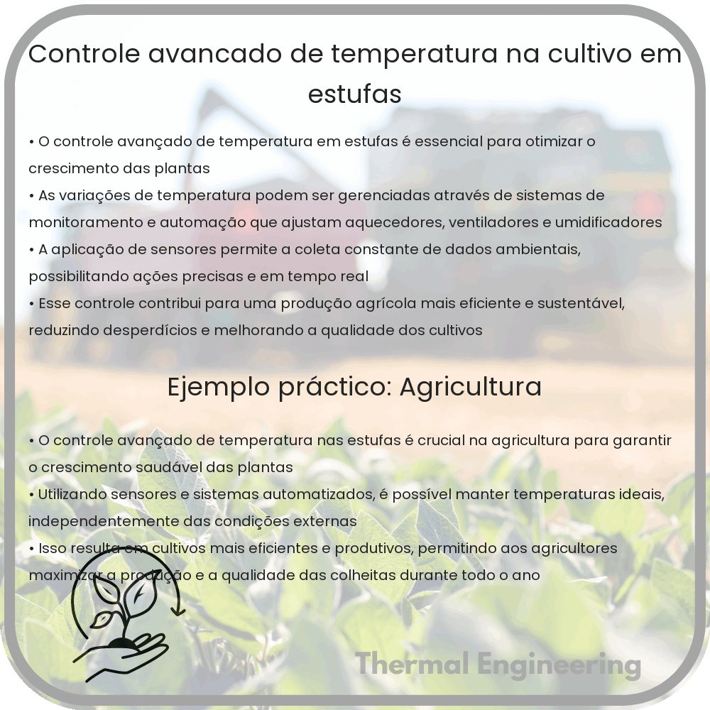 Controle Avançado de Temperatura na Cultivo em Estufas