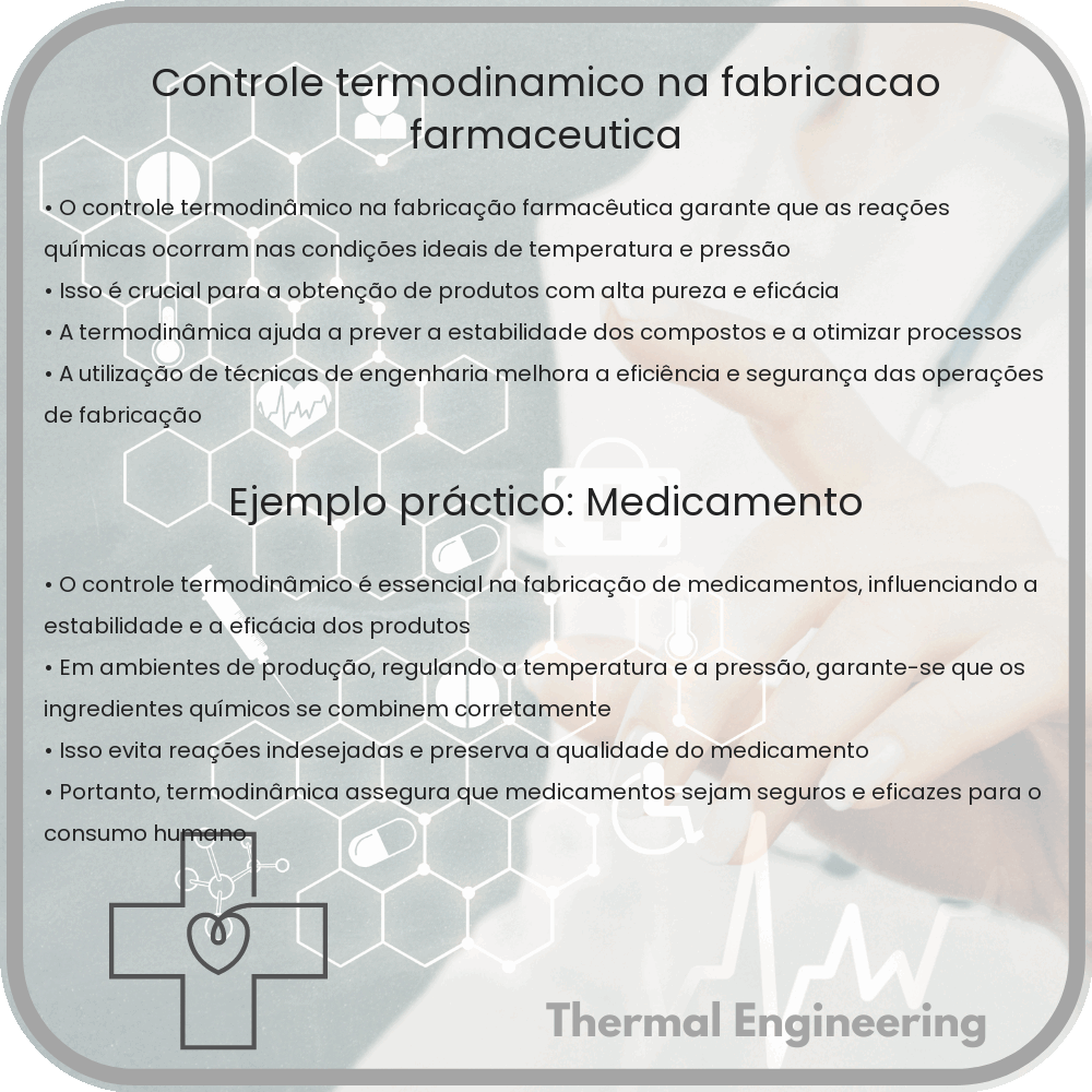 Controle Termodinâmico na Fabricação Farmacêutica