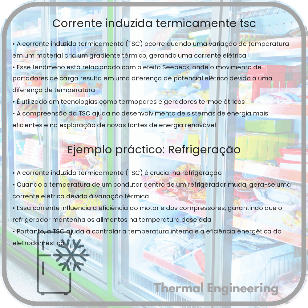 Corrente Induzida Termicamente (TSC)