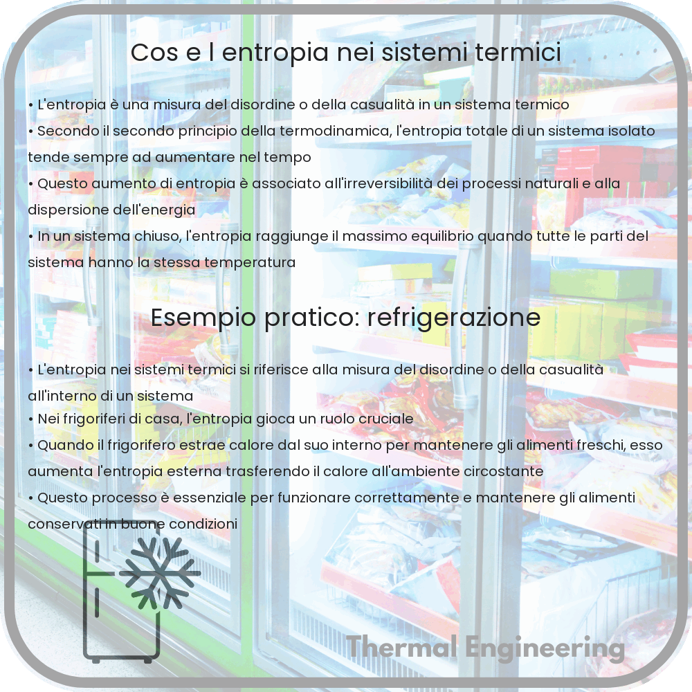Cos'è l'Entropia nei Sistemi Termici?