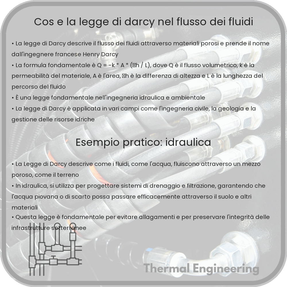 Cos'è la Legge di Darcy nel Flusso dei Fluidi?