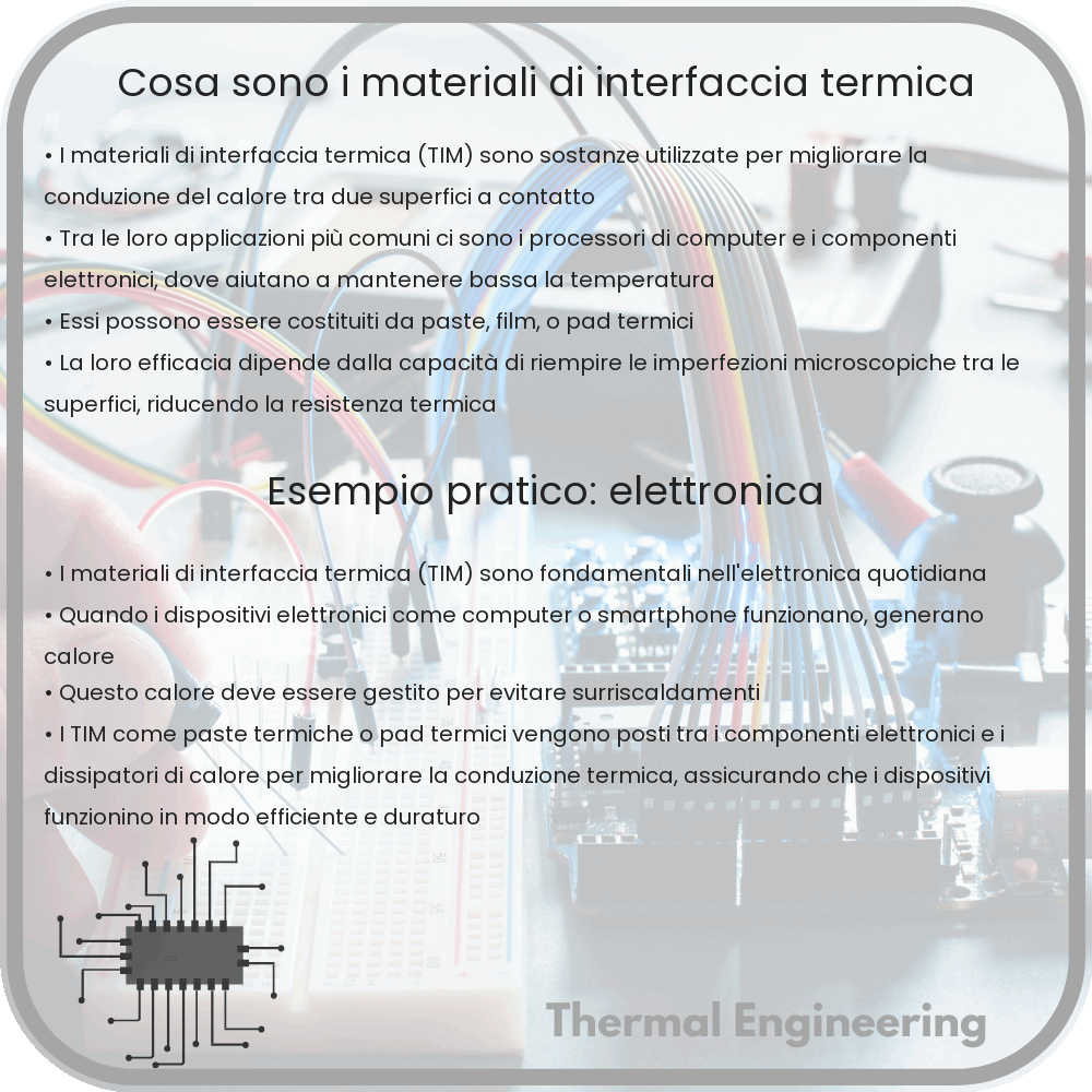 Cosa Sono i Materiali di Interfaccia Termica?