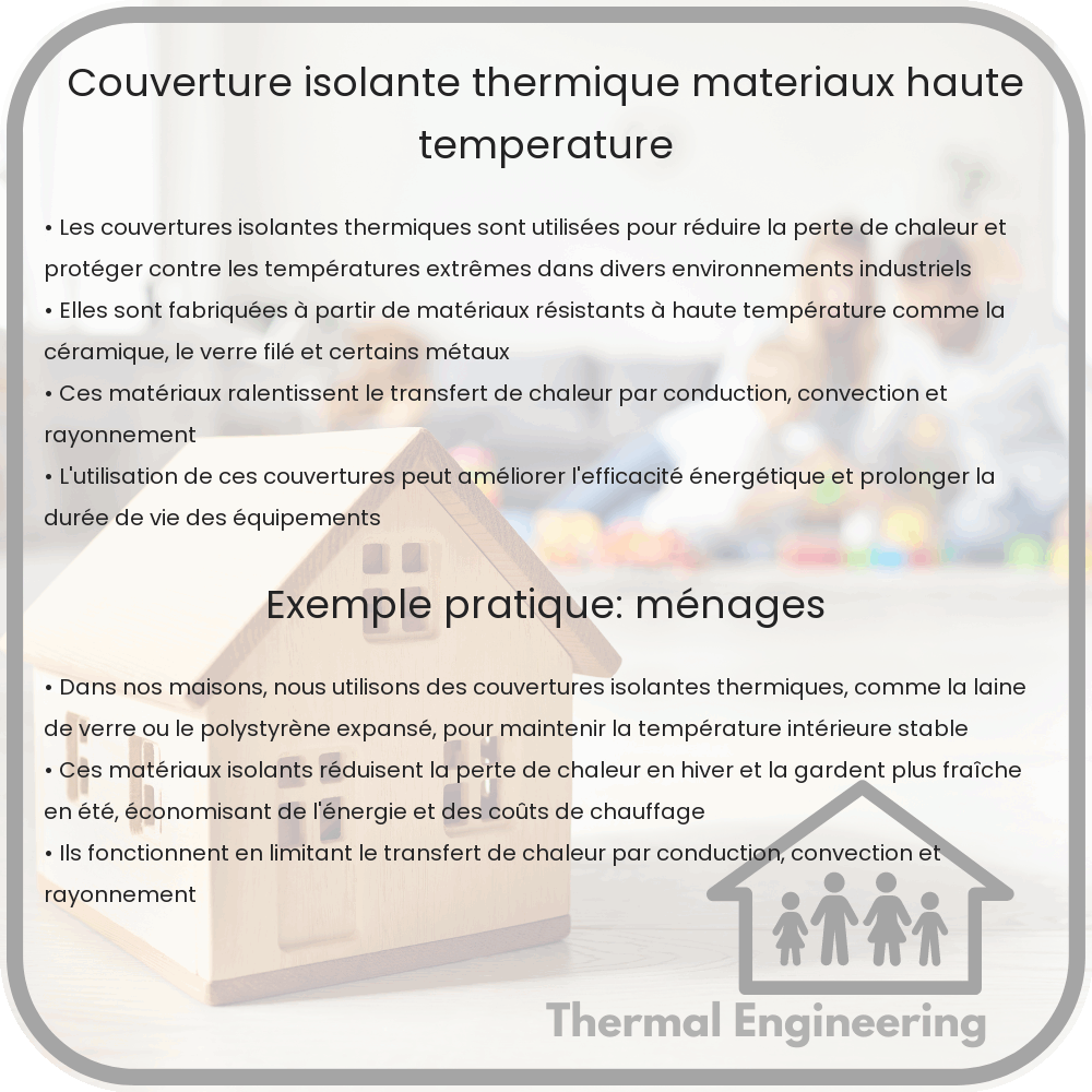 Couverture isolante thermique | Matériaux haute température