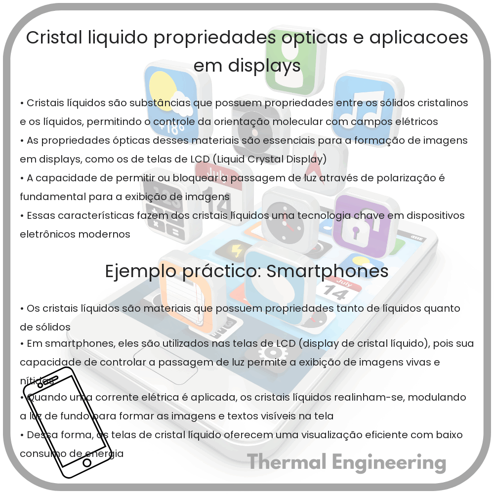 Cristal Líquido | Propriedades Ópticas e Aplicações em Displays