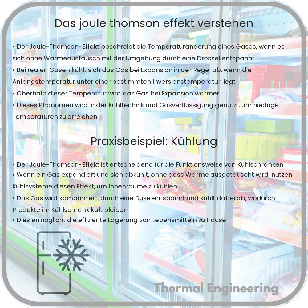 Das Joule-Thomson-Effekt Verstehen