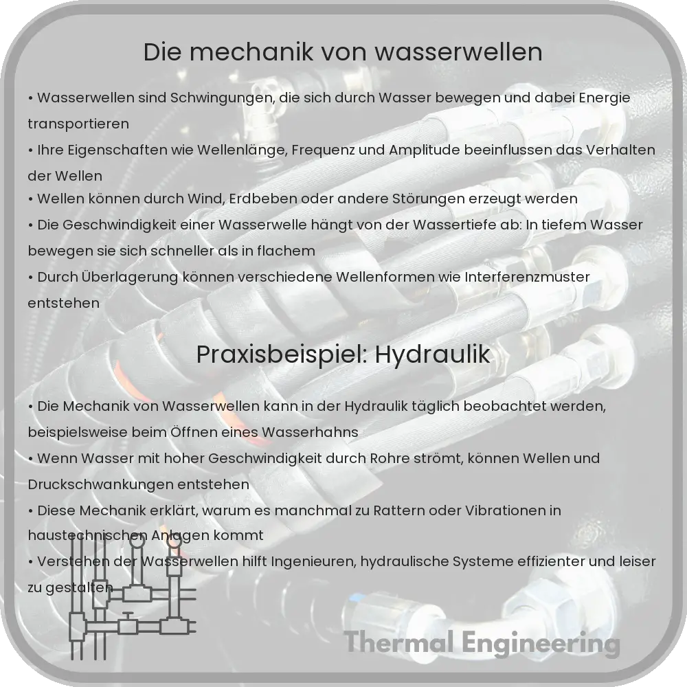 Die Mechanik von Wasserwellen