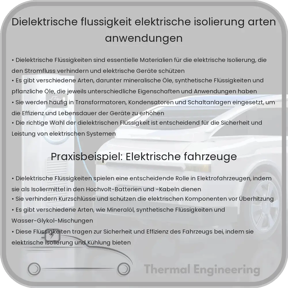 Dielektrische Flüssigkeit | Elektrische Isolierung, Arten & Anwendungen