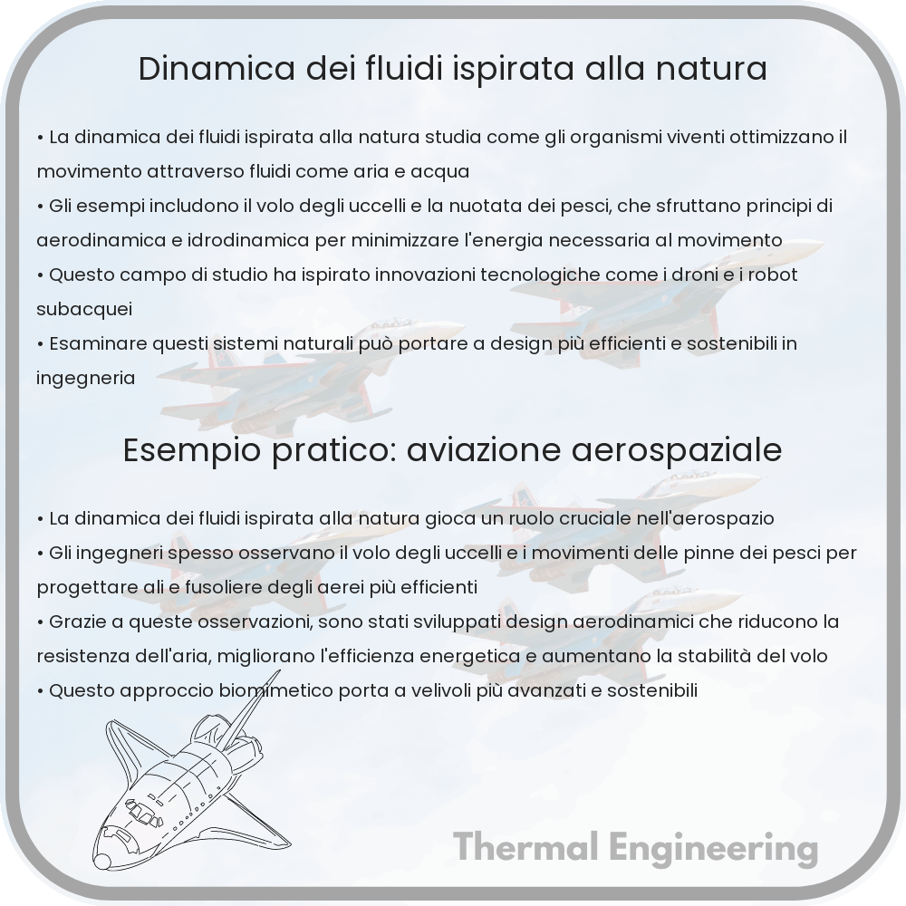 Dinamica dei fluidi ispirata alla natura