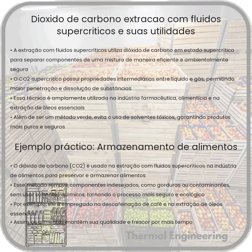 Dióxido de Carbono | Extração com Fluidos Supercríticos e Suas Utilidades