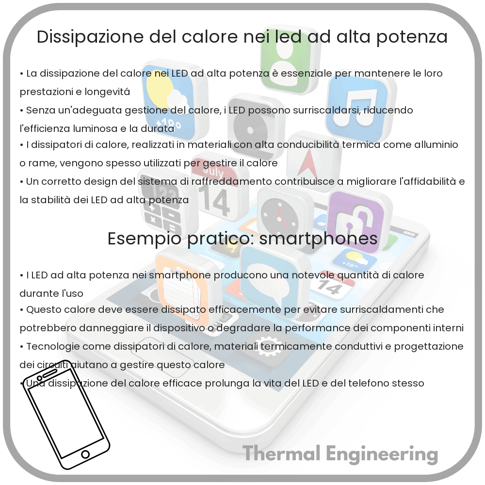 Dissipazione del calore nei LED ad alta potenza