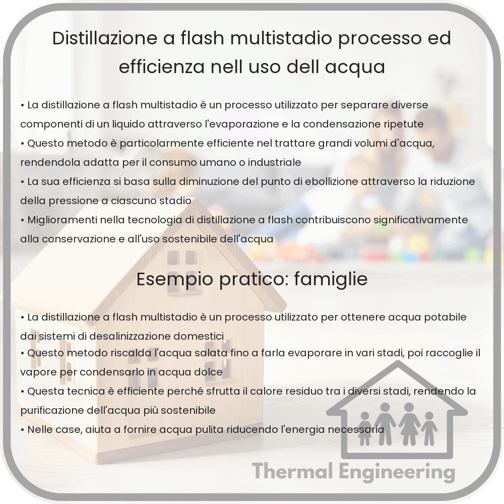 Distillazione a Flash Multistadio | Processo ed Efficienza nell'Uso dell'Acqua