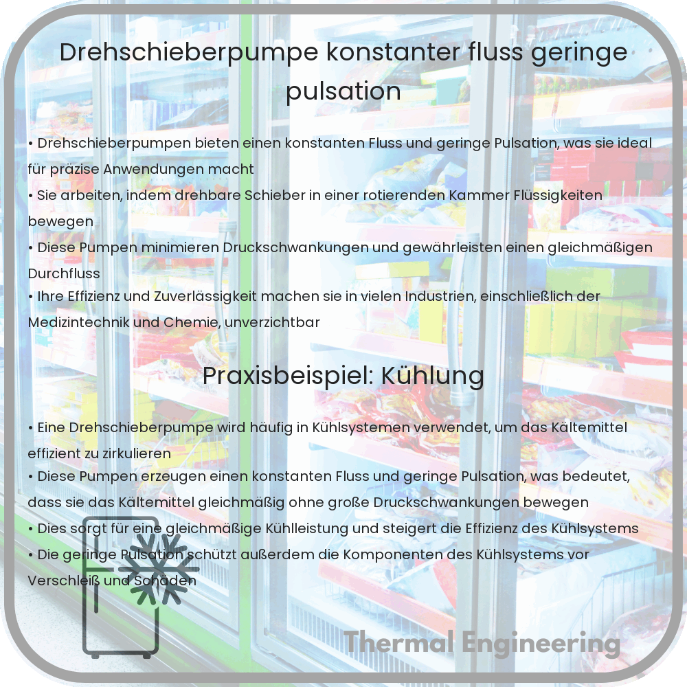 Drehschieberpumpe | Konstanter Fluss & Geringe Pulsation