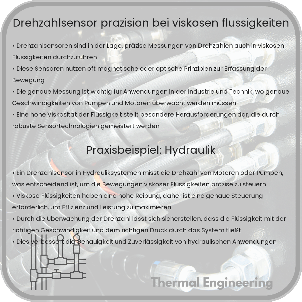 Drehzahlsensor: Präzision bei viskosen Flüssigkeiten
