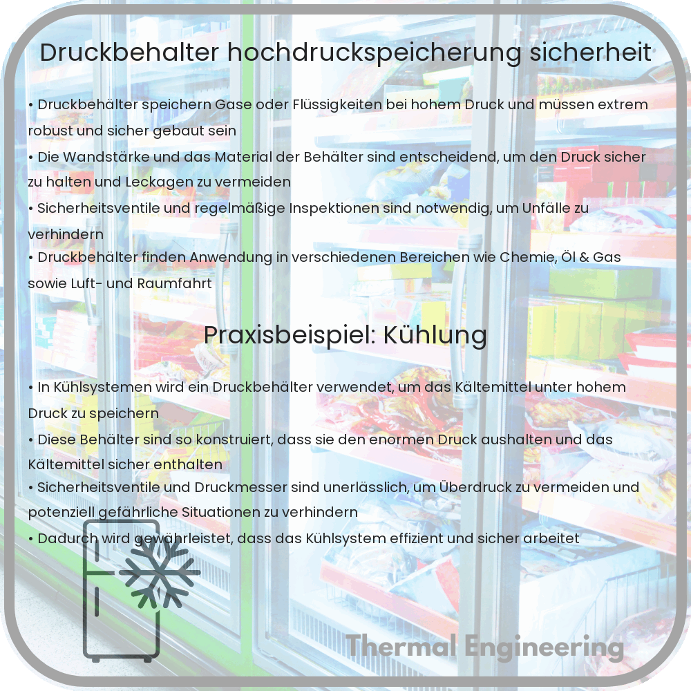 Druckbehälter | Hochdruckspeicherung & Sicherheit
