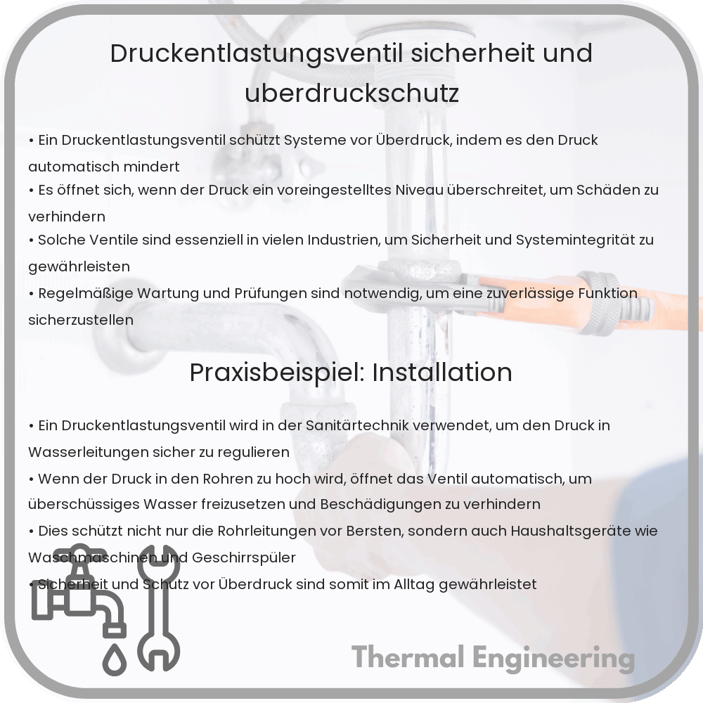 Druckentlastungsventil | Sicherheit und Überdruckschutz