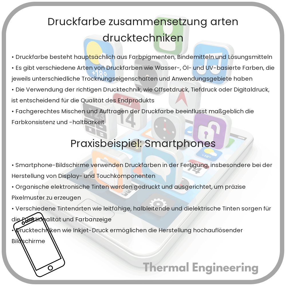 Druckfarbe | Zusammensetzung, Arten & Drucktechniken