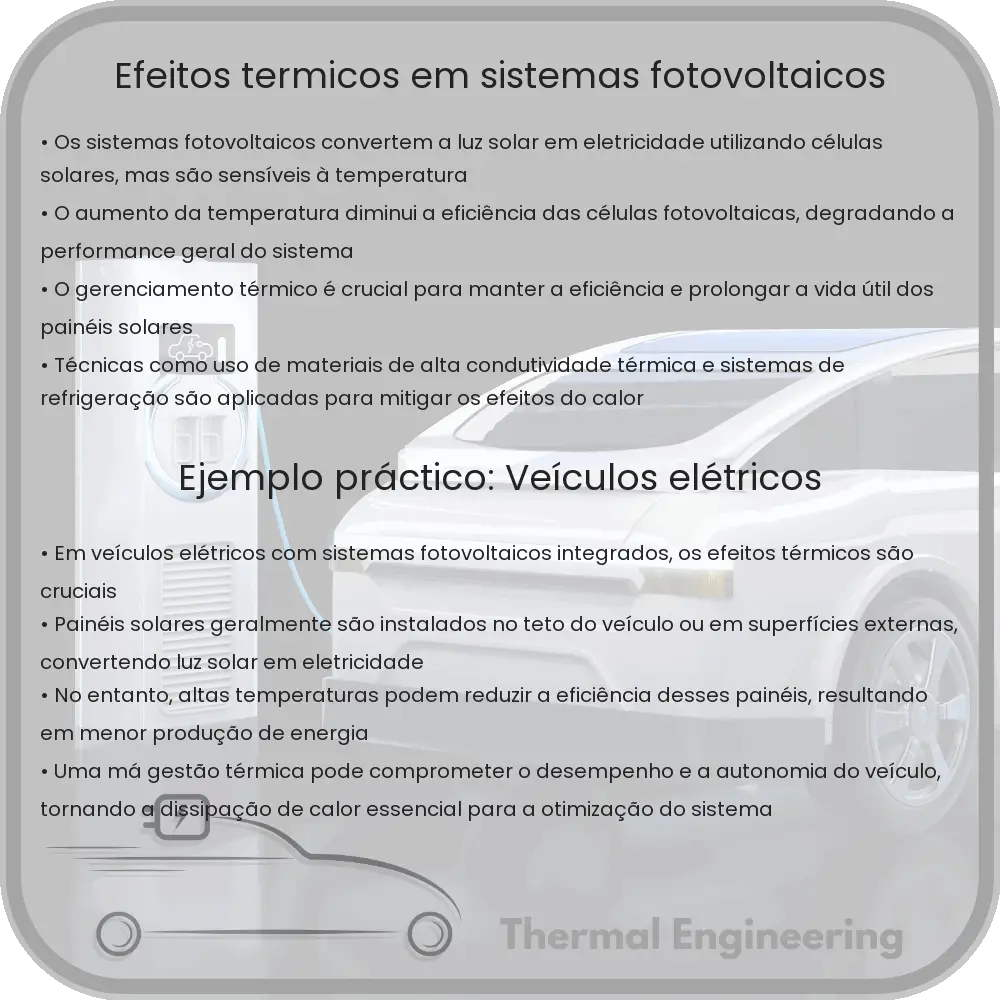 Efeitos Térmicos em Sistemas Fotovoltaicos