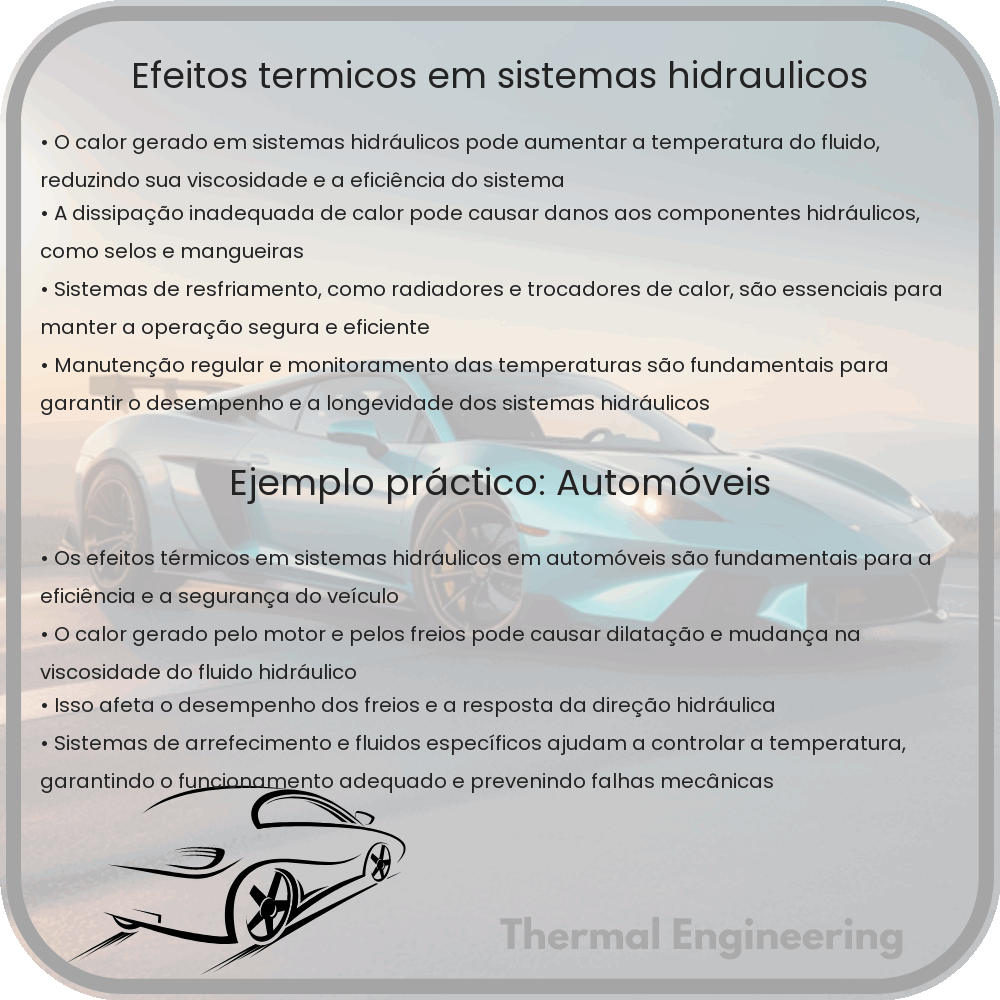 Efeitos Térmicos em Sistemas Hidráulicos