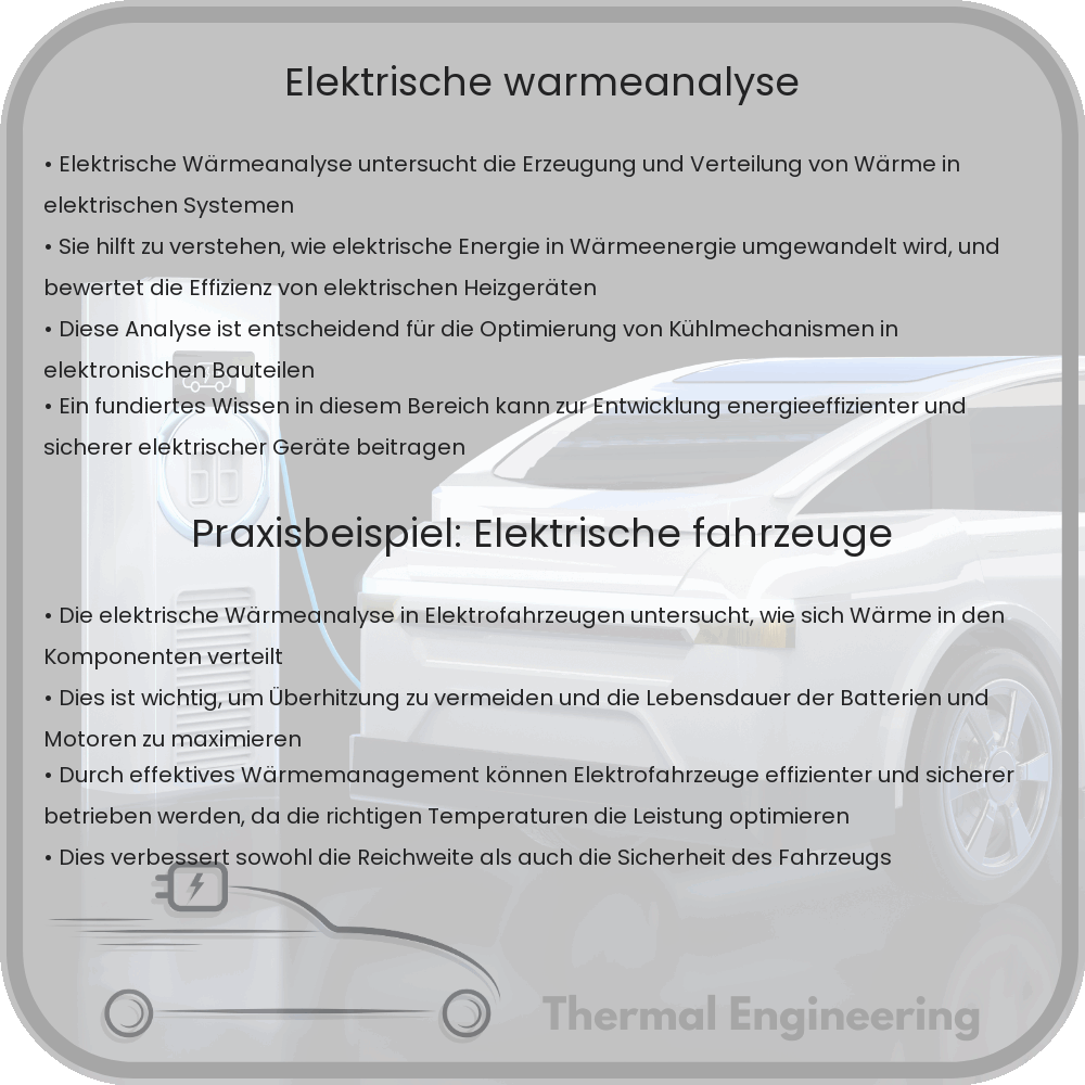 Elektrische Wärmeanalyse