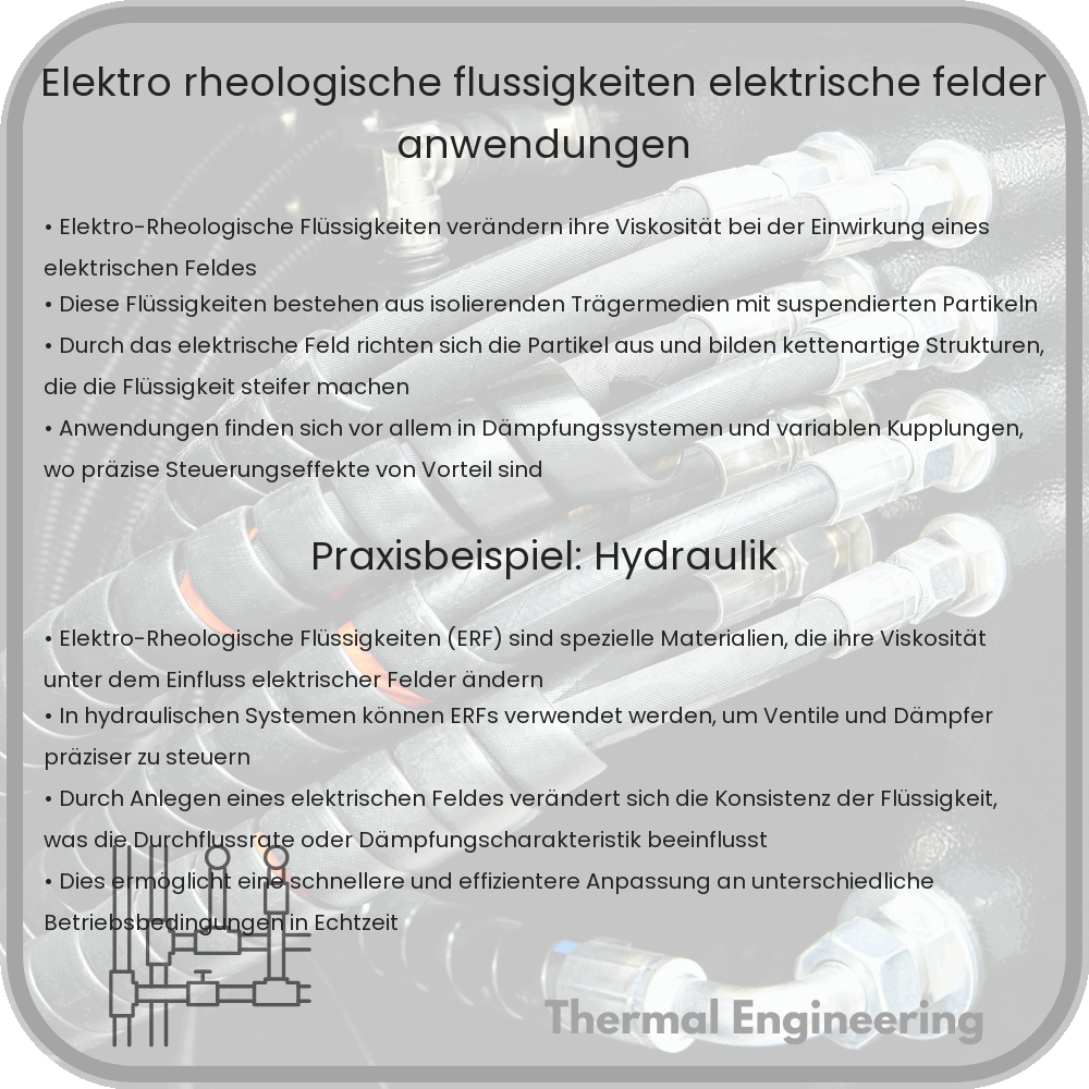 Elektro-Rheologische Flüssigkeiten | Elektrische Felder & Anwendungen