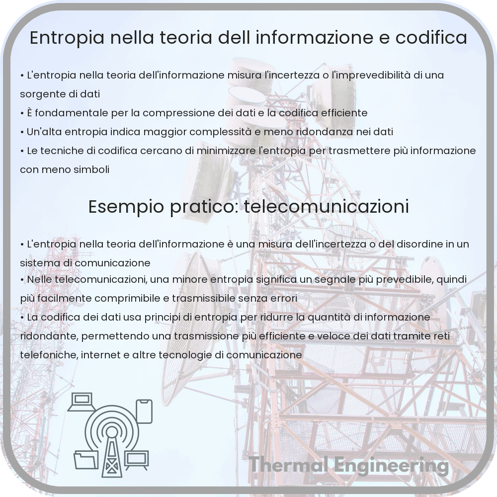 Entropia nella teoria dell'informazione e codifica